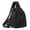 Black, variant on Stylish Chest Bag With Secret Compartment And Adjustable Strap Lightweight Nylon Backpack For Everyday Carry Essential