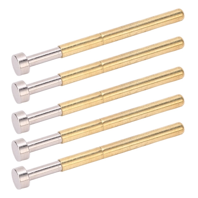Herramientas de prueba de pin Pogo, 100 piezas de pin Pogo, pin de sonda Pogo plano, sonda de prueba de resorte, pin Pogo muy versátil