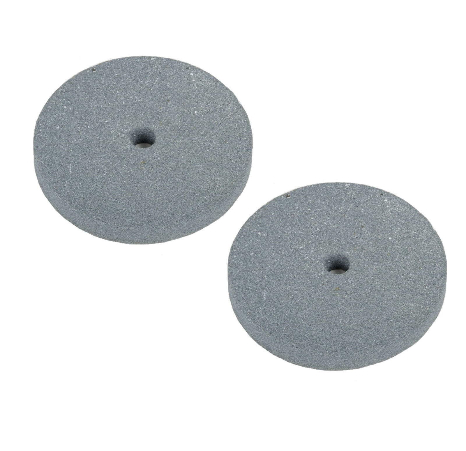 2 PC 6" Emory Style Grinding Stone Wheel For Bench Grinders Fine 3/4" Thick 