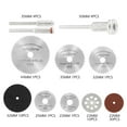 thumbnail image 2 of ODOMY 60Pcs Diamond Cutting Wheel Kits, Shank Mini Cut Off Wheel Rotary Tool Accessories with Mandrels for Plastic Metal Wood Stone, 2 of 10