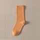 thumbnail image 1 of Nvzi pares de calcetines de algodón para mujer, calcetines de vestir finos, suaves, cómodos y transpirables, calcetines por encima del tobillo para negocios (naranja), 1 of 2