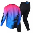 thumbnail image 5 of Willbros Motocross Jersey Pants Combo MX Gear Set Offroad Dirt Bike Outfit Men's Women Racewear Pink (Jersey Adult L/Pants W34), 5 of 6