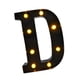 thumbnail image 5 of Lámpara de letras de marquesina con luz LED, luz blanca cálida y negra, letrero con alfabeto iluminado para bar, cumpleaños, cafetería, hogar al aire 626 x 858 x 157 pulgadas, 5 of 8