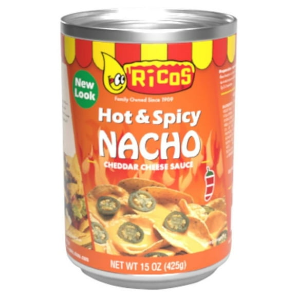 Queso cheddar Ricos Hot&Spicy 425g