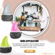 thumbnail image 5 of Bola de alambre de acero inoxidable Limpieza Brocha Lavado Derrotador extraíble Baño Fregadero Limpio Sucio Extracción Gadgets Candy Candy Green seitruly HA028360-05, 5 of 7