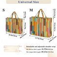 thumbnail image 2 of FORMRS Womens Corduroy Tote Bag Crossbody Shoulder Purse Handbag with Detachable Strap, Retro Abstract Pattern, 2 of 7