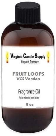 Fruit Loops Type Fragrance Oil 8 oz Bottle for Candle Making, Soap Making, Tart Making, Room Sprays, Lotions, Car Fresheners, Slime, Bath Bombs, Warmers