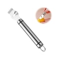 thumbnail image 6 of 2-In-1 Citrus Zester and Channel Knife with 5 Ultra Sharp Stainless Steel Blades for Fine Grating and Garnishing Easy Grip Handle Dishwasher Safe, 6 of 7