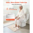 thumbnail image 4 of KFFKFF Raised Toilet Seat, 300 lbs Load Capacity, 3.5-Inch Lift Height, Commode Elevated Toilet Seat Riser with Enlarged Opening for Seniors, Elderly, 4 of 9