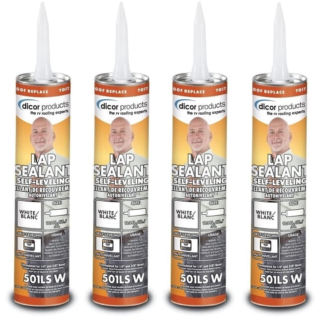 Sellador para solapes RV Wholesale Direct 501LSW-1 blanco 305 ml