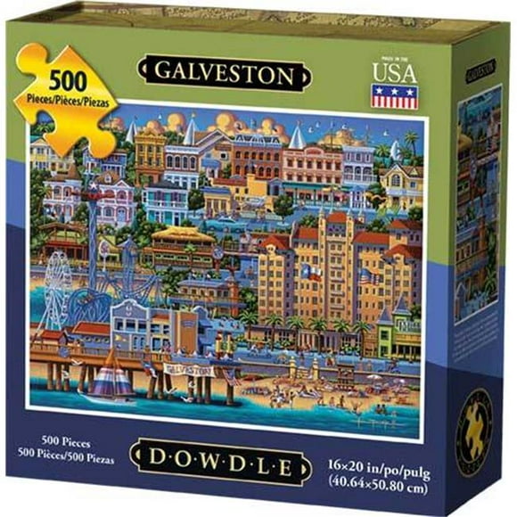 Dowdle 00251 16 x 20 in. Galveston Jigsaw Puzzle - 500 Piece