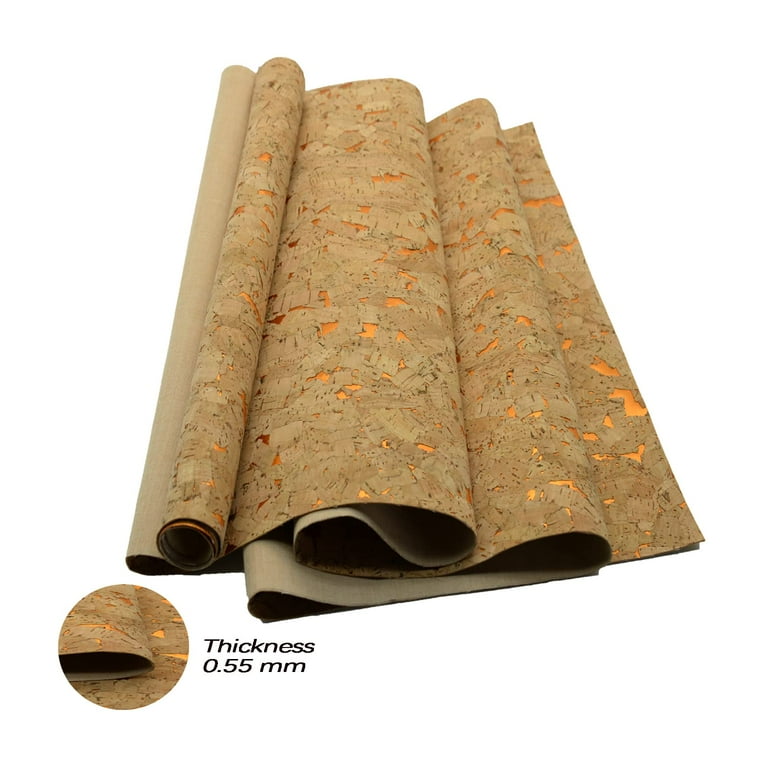 SorenCut Cork Fabric by The Yard for Sewing: Craft Fabric Sheet,Natural  Cork Pure Yellow Color Fabric Roll 12.5 * 54 Inch for Earrings and Other  DIY HandCrafts Projects – sorencut