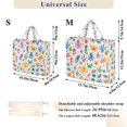 thumbnail image 2 of FORMRS Womens Corduroy Tote Bag Crossbody Shoulder Purse Handbag with Detachable Strap, Colorful Cartoon Octopus Pattern, 2 of 7