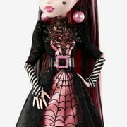 Monster High Howliday Draculaura Doll, Collectible Winter Edition, Pink & Black Gown