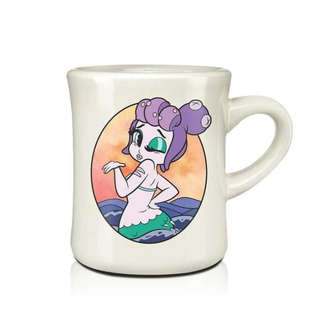 

Official License Cuphead Cala Maria Mermaid [WHITE 11oz] Ceramic Gamer Coffee/Tea Cup Hot or Cold Drinks (OFFICIALLY LICENSED) By JustFunky