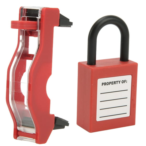 Juego de candados de seguridad para bloqueo de disyuntores, candados de seguridad para disyuntores, kit de candados de seguridad para disyuntores, kit de candados de bloqueo de dis