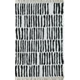 thumbnail image 2 of Rugs America BT30D White Rain Geometric/Stripe Modern White Area Rug, 2'6" x 4', 2 of 6