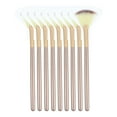 thumbnail image 2 of Kit de 9 brochas de maquillaje portátiles, brochas para polvos faciales, brochas para iluminadores, 2 of 7