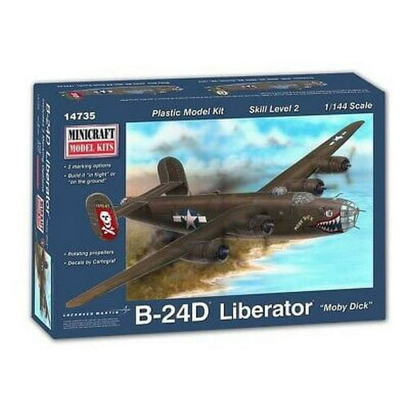 Minicraft Model B-24D w/ 2 Marking Options, Scale 1/144