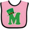 thumbnail image 3 of Inktastic Irish St Patricks Day Letter M Monogram Boys or Girls Baby Bib, 3 of 4