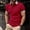 Red-b, variant on Mens Polo T Shirts Short Sleeve Button Polo Tees Basic Red Mens Outfits