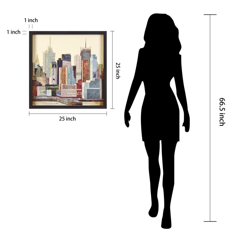 Empire Art Direct New York City Skyline B Dimensional Collage