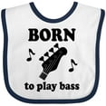 thumbnail image 3 of Inktastic Bass Guitar Music Born to Play Bass Boys or Girls Baby Bib, 3 of 4