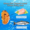 thumbnail image 6 of Salmon Skin Sushi Dog Treats with Chicken/Duck Filling, High Protein, Easily Digestible, Ideal Training Rewards for All Breeds,6.35oz, 6 of 8
