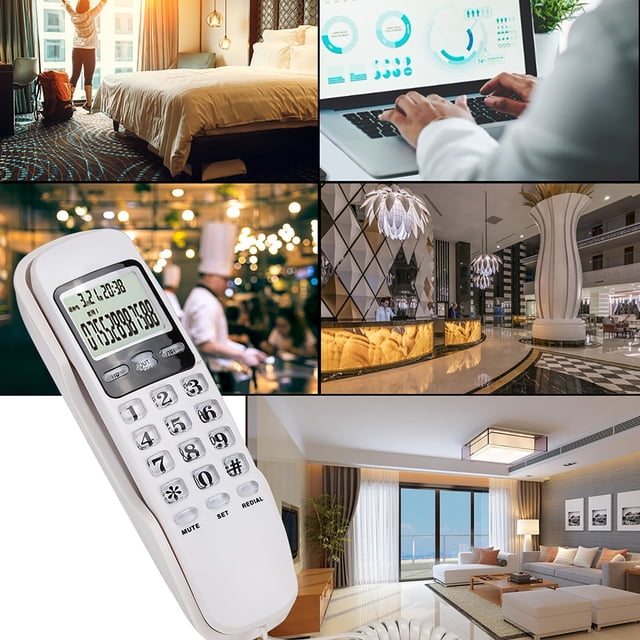 Teléfono Fijo, Multifunciónón Mini KX-T888CID DE ESCRITORIO DE DESCORTRITORIO Conveniente para la Comunicación