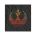 thumbnail image 7 of Star Wars Men's Distressed Rebel Alliance Starbird Symbol Graphic Print Adult T-Shirt, 7 of 7