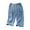 Light Blue, variant on AUNVITO Kids Capri Jeans Casual Elastic Waist Lightweight Denim Pants with Pocket Comfort Fit