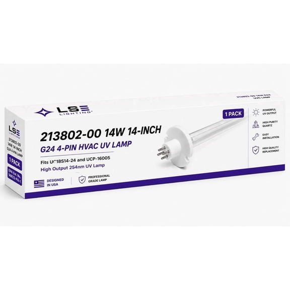 213802-00 Equivalent UV-C Ultraviolet Lamp for UC18S14-24