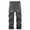 Gray, variant on Boys Girls Winter Snow Ski Pants, Fleece Lined Waterproof Softshell Outdoor Hiking Snowboard Pants with Zipper Pockets Black L