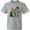 AC-Heather Grey, variant on Inktastic Santa is Promoting Me to Big Sister Green Plaid Tree Youth T-Shirt
