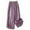 Purple, variant on Womens Cropped Pants Elasticated Waist Tie Contrasting Straight Linen Layer Black Xl