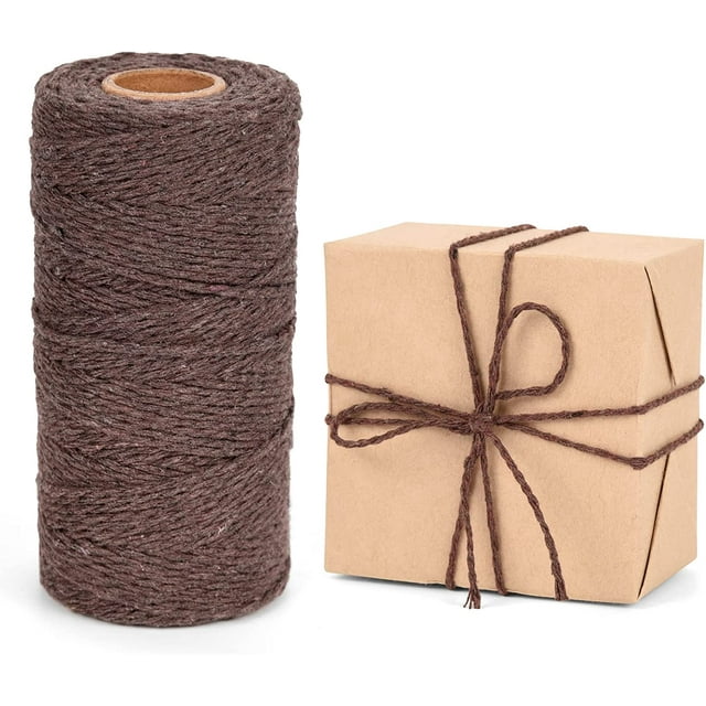 Natural Jute Twine, 328 Feet Twine String for DIY Art Crafts, Gardening
