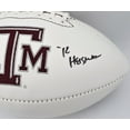 thumbnail image 3 of Johnny Manziel Autographed Texas A&M Aggies Official White Logo Football "12 Heisman" Fanatics Holo #ZZ0142397, 3 of 5