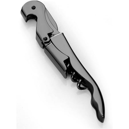 

Waiters Corkscrew Professional Waiter Corkscrew Wine openers，stainless steel Wine Key .Classic All-in-one Corkscrew. Bottle Opener and Foil Cutter (1Pack Gun Black)