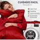 thumbnail image 3 of Juego De Sábanas Matrimonial De Satín Lujosas Modelo Rojo, 3 of 4