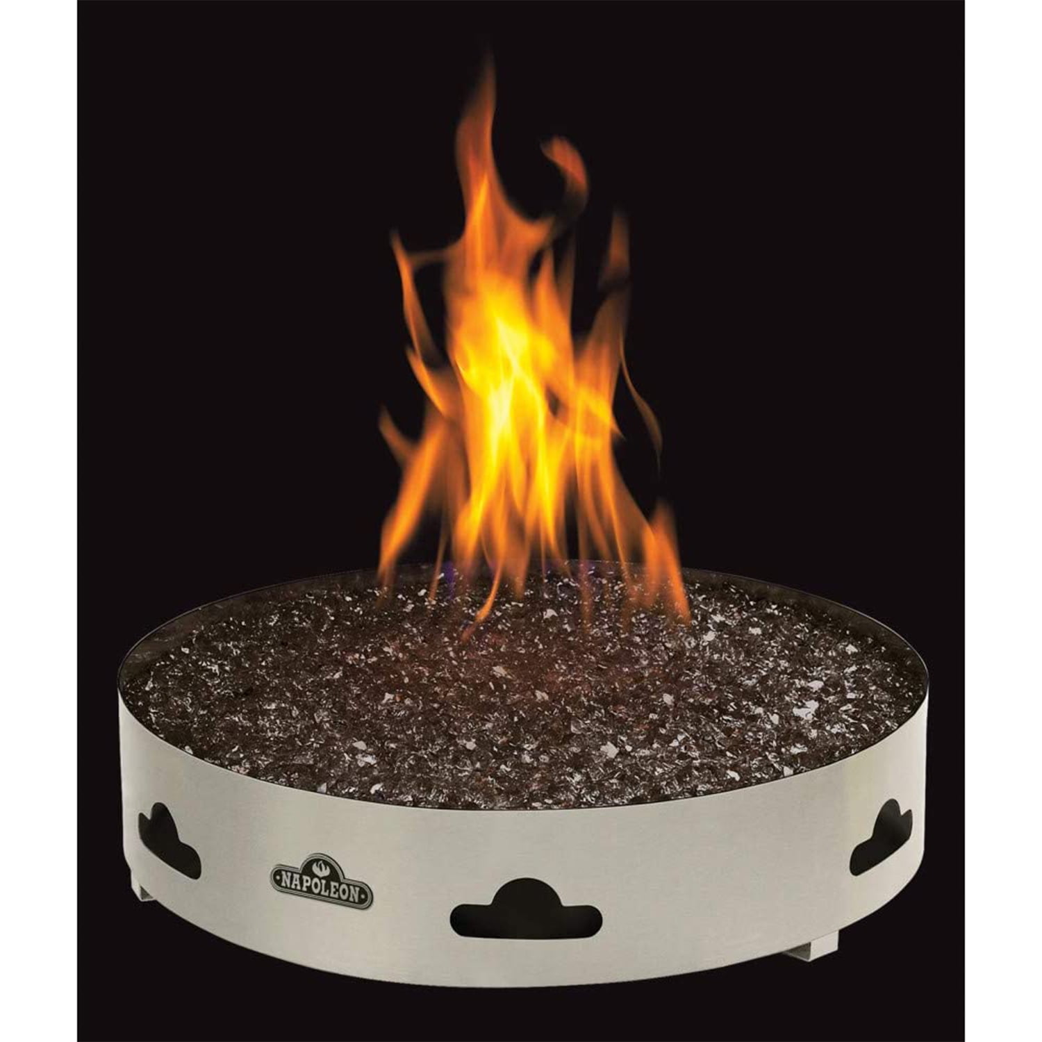 Napoleon Patioflame Propane Gas Round Stainless Steel Portable