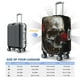 thumbnail image 4 of Balery Realistic Rose Skull Funda de equipaje, fundas para maletas, elástica, lavable, protector de maletas, compatible con maletas de 18 a 32 pulgadas-X-Large, 4 of 7