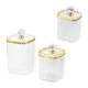 thumbnail image 5 of 3 cajas de almacenamiento para refrigerios, recipiente nórdico reutilizable con divisiones para servir refrigerios. Diamante grande y transparente, 5 of 9