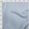 thumbnail image 3 of oneOone Cotton Flex Medium Blue Fabric Asian Ikat Sewing Craft Projects Fabric Prints By Yard 40 Inch Wide, 3 of 4