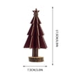 thumbnail image 3 of Christmas Decorations The New Mini Wooden Christmas Tree Home Tabletop Ornaments Simulate Tree Window Scene Layout Christmas Tree, 3 of 5