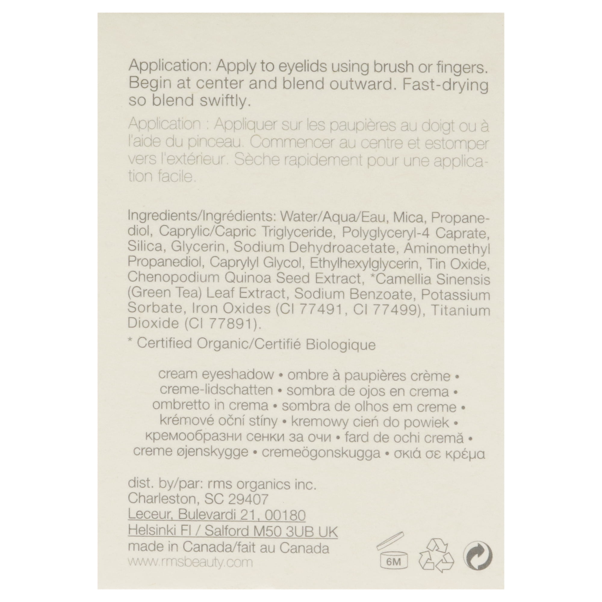 Eyelights Cream - Blaze by RMS Beauty for Women - 0.28 oz Eye Shadow