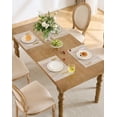 thumbnail image 4 of Set de individuales Leetaltree beige acero claro con amarillo x6, 4 of 9