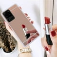 thumbnail image 6 of for Galaxy S20 Plus Mirror Makeup Case Cute for Girls Women Slim Ultra Thin Soft TPU Bumper Protective Cover Plating Mirror Luxury Fashion Case for Galaxy S20 Plus 6.7 inch Rose Gold, 6 of 12