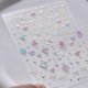 thumbnail image 4 of Calcomanías para decoración de uñas con forma de corazón, luna, estrella, lazo, nudo, para mujer, 4 of 9