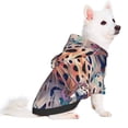 thumbnail image 2 of Balery Vibrant Leopard In Flowers Sudadera con Capucha para Perros Pequeños – Ropa para Mascotas, Disfraz para Perros y Gatos, Ideal para Fiestas y Cosplay-Medium, 2 of 7