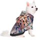 thumbnail image 2 of Balery Vibrant Leopard In Flowers Sudadera con Capucha para Perros Pequeños – Ropa para Mascotas, Disfraz para Perros y Gatos, Ideal para Fiestas y Cosplay-XX-Large, 2 of 7